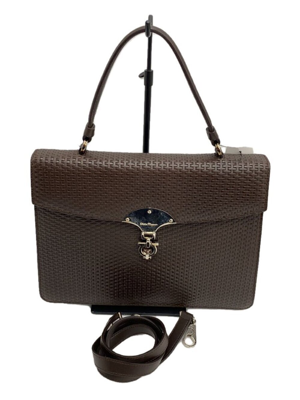Salvatore Ferragamo Handbag Leather Brown